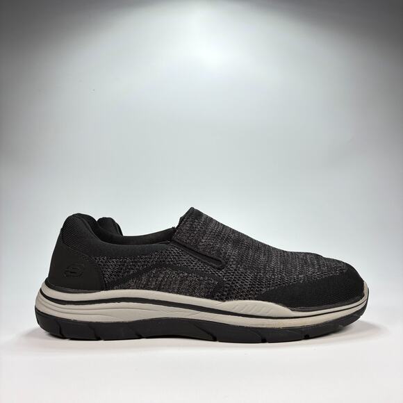 Skechers Expected 2.0 Arago Black Memory Foam Slip On Loafer 204000 Mens Size 13 - Picture 1 of 11